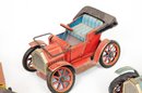 Pair Of 'Modern Toys' Japan Tin Lever Action Car & Windup Train