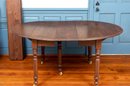 Antique French Fruitwood Oval Table