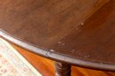 Antique French Fruitwood Oval Table