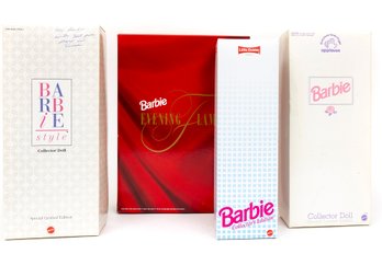 Collection Four Limited Edition And Collectors Boxed Barbies
