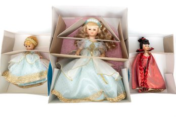 Trio Of Madame Alexander Dolls
