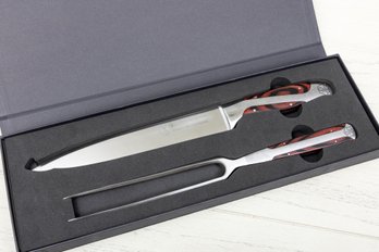 Hammer Stahl High Carbon Steel 13' Knife & Fork Gift Set
