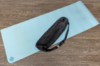 Lululemon Athletics Rubber Yoga Mat With Nylon Carry Bag.