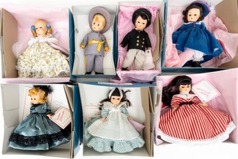 Collection Of Seven Madame Alexander Dolls