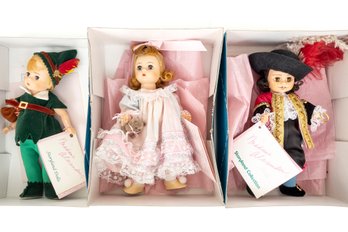 Collection Of Three Peter Pan Madame Alexander Dolls