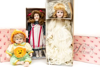 Collection Of Three Design Debut Dolls