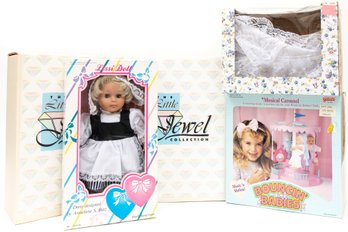 Collection Of Boxed Baby, Porcelain Dolls & Accessories