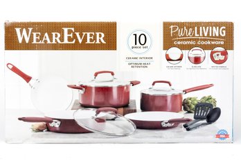WearEver 10-Piece Ceramic Cookware Set (New!)