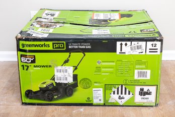 Greenworks Pro 17' Electric Lawnmower (NEW)