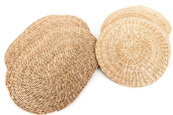 Large Set Of Seagrass Placemats (Two Sizes)