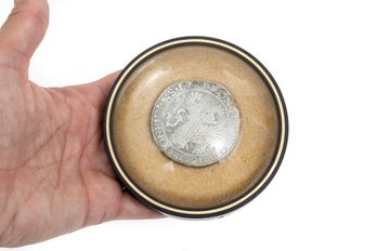Acrylic Displayed Daalder 'Leeuwendaalder' Coin
