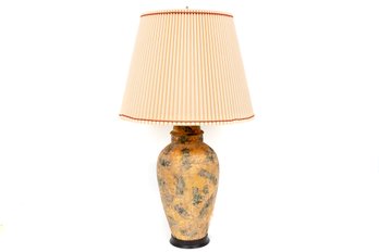 Urn-Style Brass Table Lamp