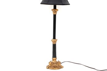 Corinthian Column Giltwood Table Lamp