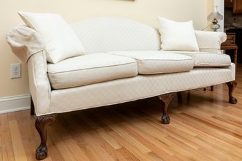 Chippendale Style Camelback Couch