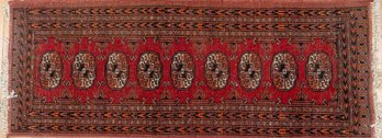 Hand-Knotted Persian Style Short Runner
