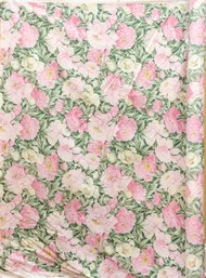 Pink Roses Fabric Roll