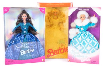 Trio Of Barbies-New In Box