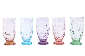 K. Onishi Vintage Disney Character Juice Glasses