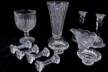 Miscellaneous Cut Glass Collection