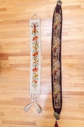 Pair Of Pull Tapestries