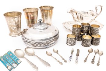 Collection Of Silver Plate Pieces