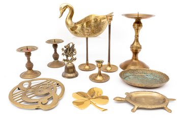 Collection Of Brass Decor
