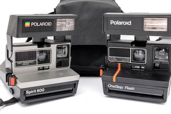 Pair Of Vintage Polaroid Cameras