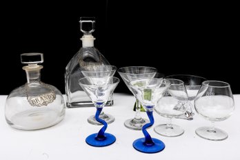Mixed Barware Glasses/bottles