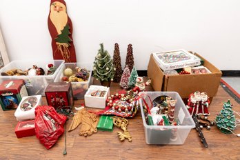 Large Collection Of Christmas Ornaments & Decor