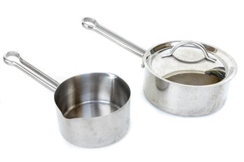 Pair Of Revere Ware Pro Line Cookware Copper Core Pans