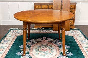 Vintage Solid Maple Colonial Table
