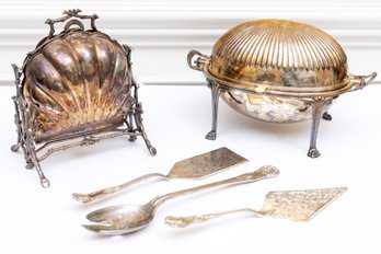 Collection Of 19th Century Silverplate Items