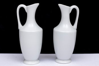Pair Of Miniature Limoges France Pitchers