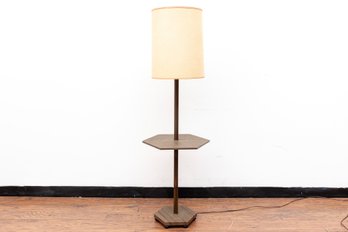 Mid-Century Modern Hexagonal Lamp Table
