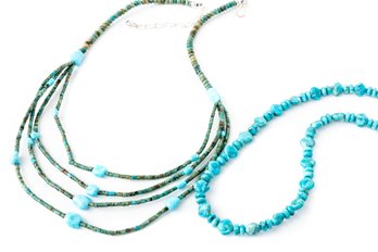 Two Turquoise Necklaces