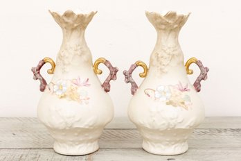 Early 20th Century Matte Porcelain Vases