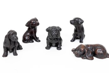 Decorative Miniature Resin Dog Paperweights