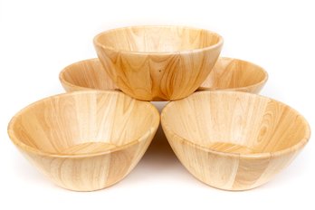 Decorative Wood Fruit Bowls