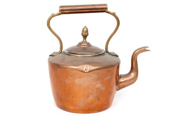 George III Style Antique Copper Kettle