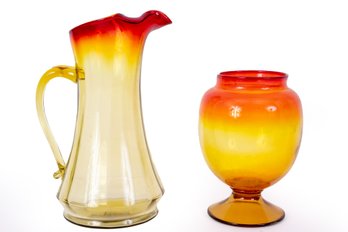 Mid-Century Ambarina Style Glass
