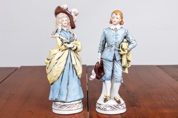 Pair Of Antique German Bisque Figurines
