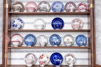 Collection Of Mixed Maker Porcelain Teacups