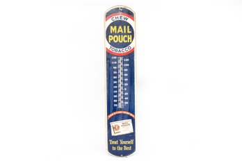 Mail Pouch Chew Tobacco Metal Wall Thermometer