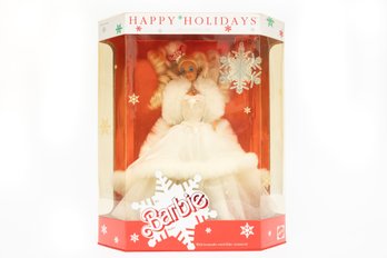 Happy Holidays Barbie Doll Special Edition 1989 W Keepsake Snowflake Ornament