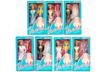 Collection Of 7 Limited Edition Vanna White Dolls