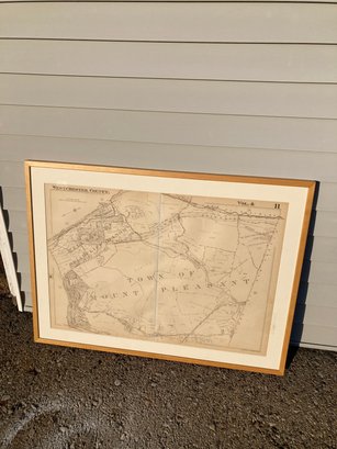 Vintage Westchester County Map