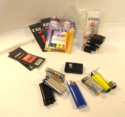 Zippo And Bic Lighters And Refills
