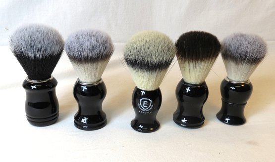 Assortment Of 5 Shaving Brushes Echolly
