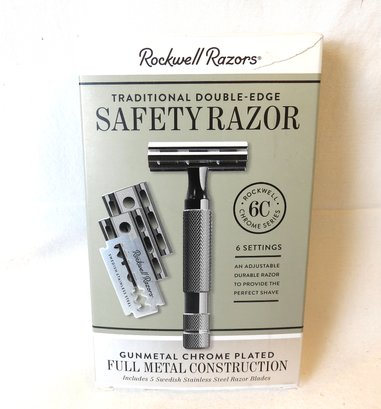 Rockwell Razor Gunmetal 6C Double Edge Safety Razor In Package (1 Of 2)