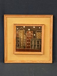 Harris Strong Urban Architecture Tile With Original Label